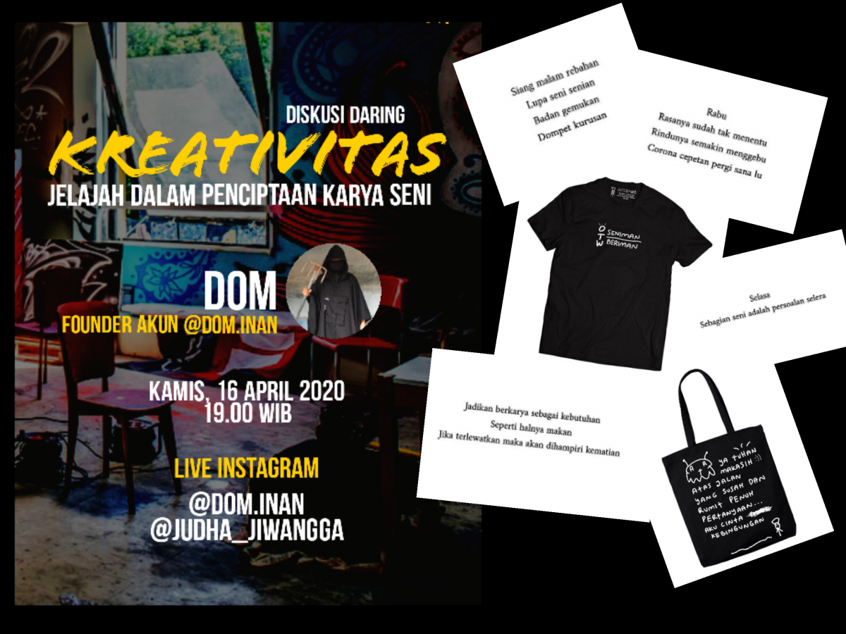 Repertoar menjadi Kreatif di balik Akun Instagram @dom.inan